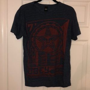 Obey Men’s Dark Blue T-Shirt